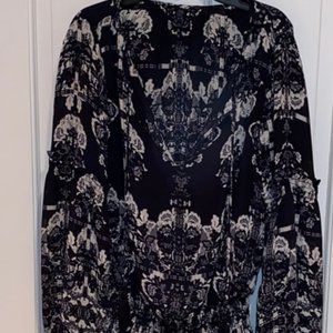 Parker drop waist silk dress